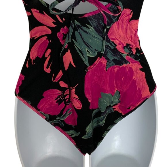 Dries Van Noten Gaia Floral Twisted Keyhole One Piece Swimsuit XS NEW - Picture 10 of 13